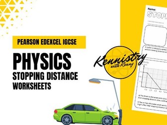 Stopping Distance Practice Worksheet