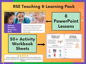 Relationships and Sex Education - Year 4 - 8 Lessons and 50 Activities