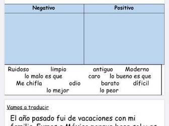 Year 9 Spanish consolidation booklet