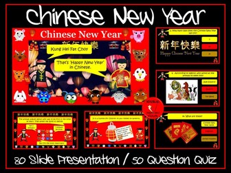 Chinese New Year 2024 - Presentation and Quiz