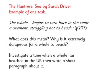 The Huntress: Sea by Sarah Driver - Task Maps