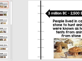 British History Timeline from Stone Age until now - child friendly accessible