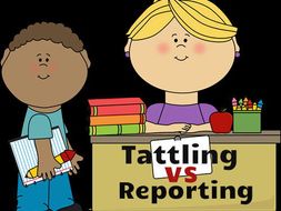The Difference Between Tattling and Responsible Reporting (Grades K-5)