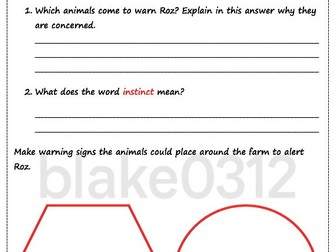 The Wild Robot Escapes - Scheme of Work