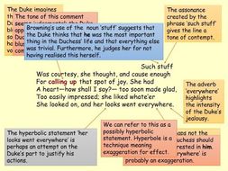 duchess last analysis resources browning robert poem interpretation