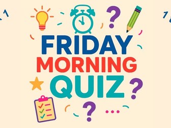 Friday Morning Quiz - Burns Night Special