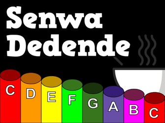 Senwa Dedende - Boomwhacker Play Along Video and Sheet Music