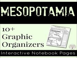 Mesopotamia: Interactive Notebook Graphic Organizers for Ancient Mesopotamia