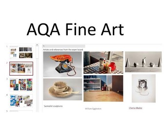AQA Fine Art ESA Exam artist references 2023