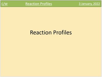 C7.3 Reaction Profiles