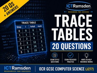 Trace Tables — 20 Practice Questions