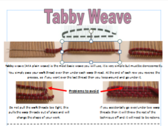 Weaving techniques booklet