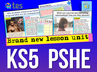 KS5 PSHE Curriculum