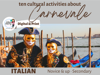 Carnevale - Cultural Activities for Italian Carnival
