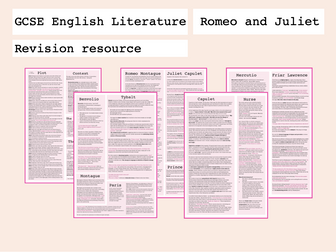 Romeo and Juliet GCSE English Revision Resource || Grade 9