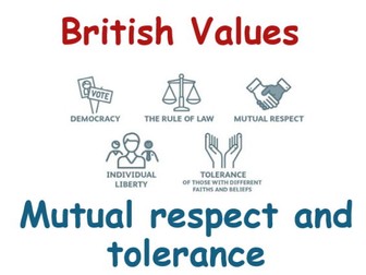 British Values Mutual Respect and Tolerance Assembly