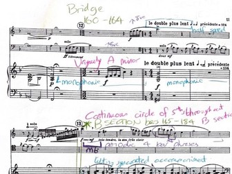 Poulenc Trio for Oboe, Bassoon and Piano mvmt 1 ANNOTATED SCORE