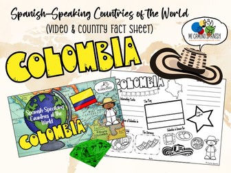 Spanish-Speaking Countries - COLOMBIA (Country Fact Sheet & VIDEO)