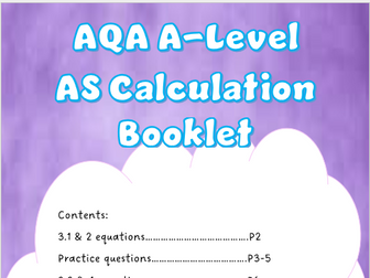 AQA Business AL Y1 Calculation Booklet