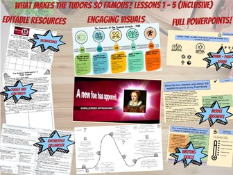 KS3 / Why were the Tudors so famous? Lesson 6 - 12