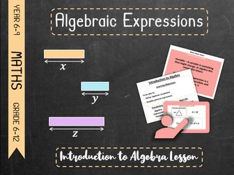 Algebraic Expressions - Introduction to Algebra