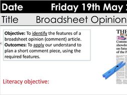 Writing to explain example picture