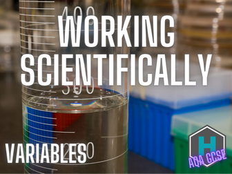 AQA GCSE Chemistry Working Scientifically - Variables