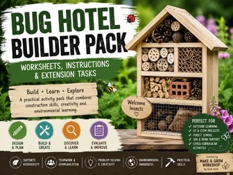 Build a Bug Hotel Activity Pack