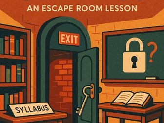 Lesson_ ESCAPE ROOM _Overview of Cambridge iGCSE 0990 English Language exam