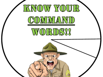 KNOW YOUR COMMAND WORDS