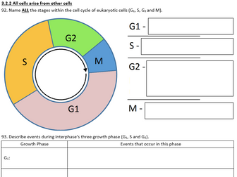 AQA  A-level Biology Revision Questions for Year 1 and 2 (533 questions)