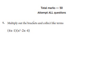 National 5 N5 Mathematics Exam Paper with Marking Schemes