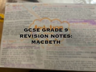 Macbeth English Literature GCSE notes