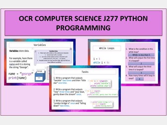 GCSE Computer Science Python Programming