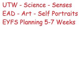 EYFS UTW, Science and Art planning