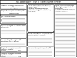 Aqa biology homework sheets picture