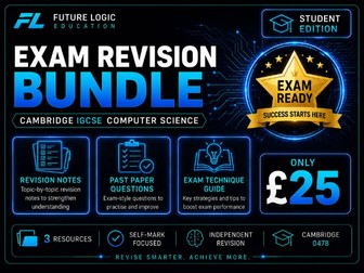 IGCSE CS (0478) Computer Science Exam Bundle