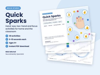 Quick Sparks: 30 Bilateral Brain Breaks