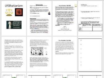 Utilitarianism Workbook and Power Points