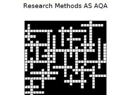 Revision Resources for Research Methods - AQA Psychology (summary table