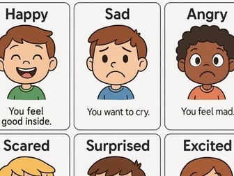 Feelings Flash Cards
