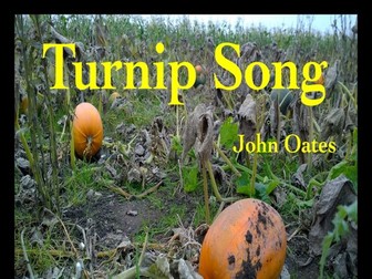 Turnip Song (Vocal MP3, Backing MP3 & PDF Score) John Oates