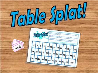 Table Splat! (Times Tables Game)