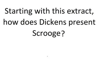 AQA Exemplar Model Answer: Scrooge and Transformation in A Christmas Carol