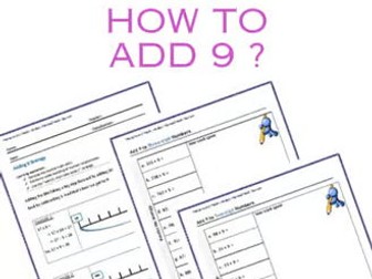Adding 9 to Two-Digit and Three-Digit Numbers - Mental Math Strategy