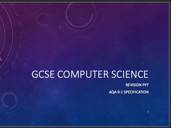 Ultimate GCSE Computer Science AQA Revision PPT