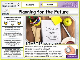 Planning for the Future - Careers