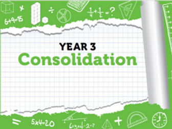 Year 3 Maths: Summer Term - Consolidation Pack - White Rose