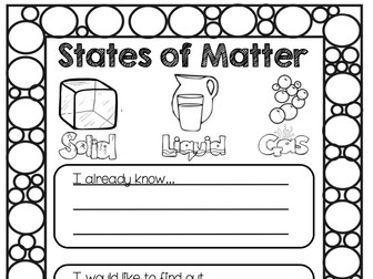 Science front cover - States of Matter