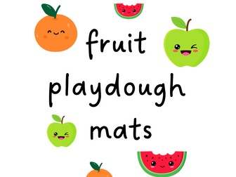 Fruit Playdough Guides